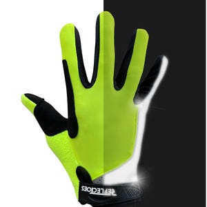 High Visibility Summer Cycling Gloves - Reflective and Fluorescent