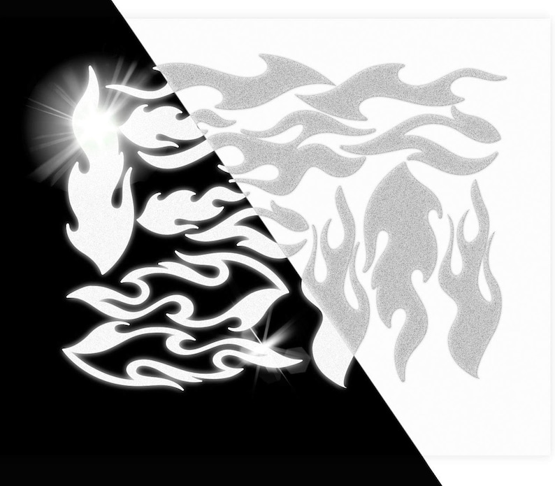 Reflectoes Reflective Decals for Clothing Etsy