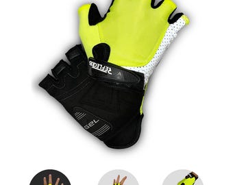 High Visibility Summer Cycling Gloves Reflective and Fluorescent Bike Gear
