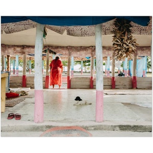 Woman In Red, Polynesian Art, Samoan Print, Fine Art Photography, Wall Art, Tropics,  Samoa, Birthday Gift