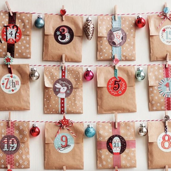 Handmade Advent Calendar Etsy