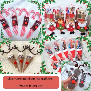 Blulu 96-Piece Christmas Cupcake Decorating Kit - Toppers & Wrappers With Santa, Snowman, Reindeer