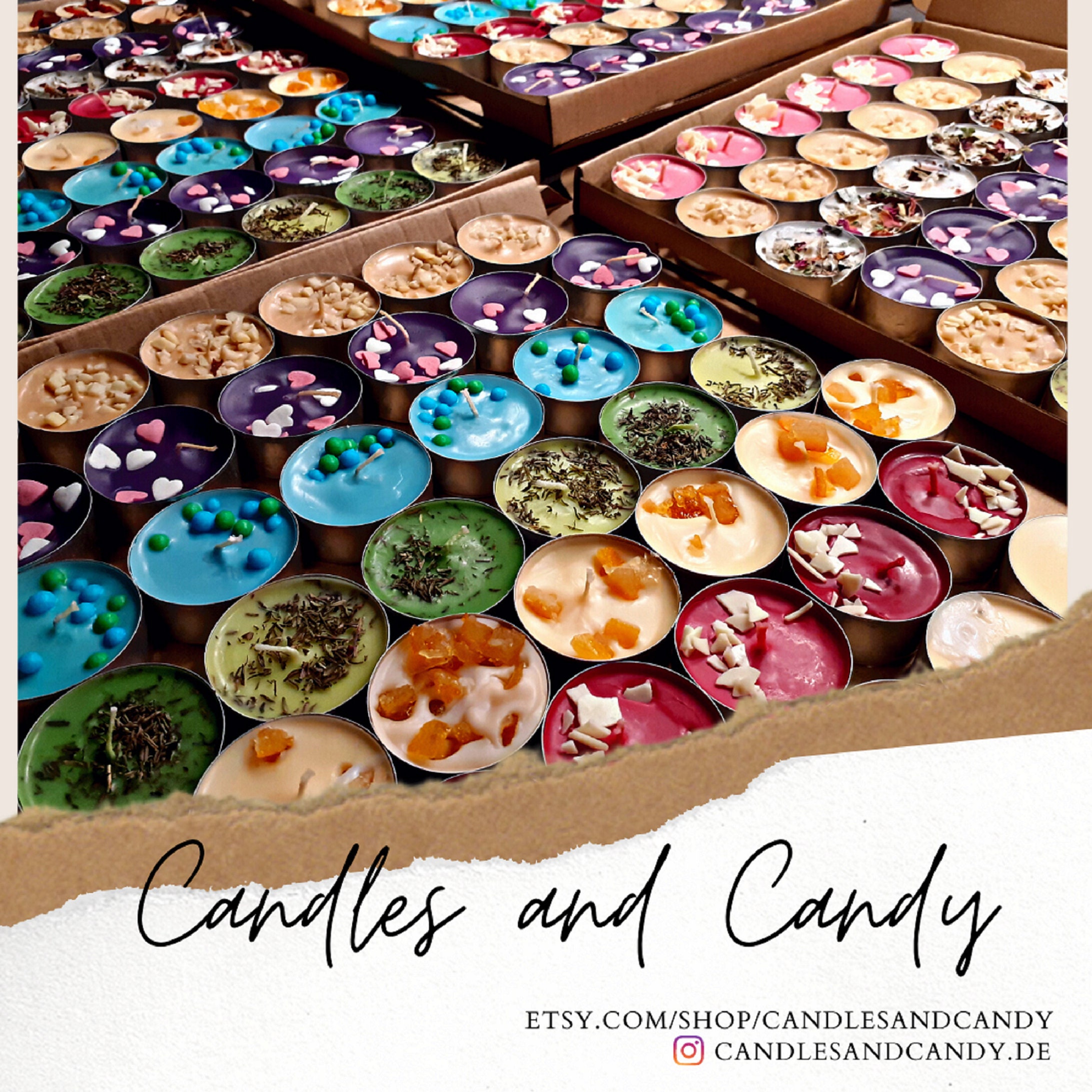 Coffee Bean Tea Lights Cafe Mocha Scented Candles Aromatic Etsy