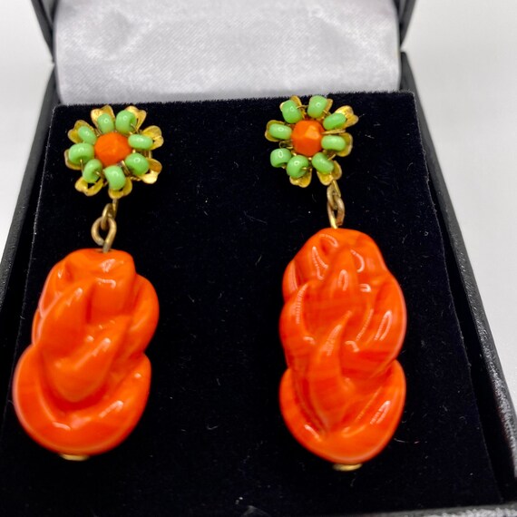 Miriam Haskell signed earrings - image 8