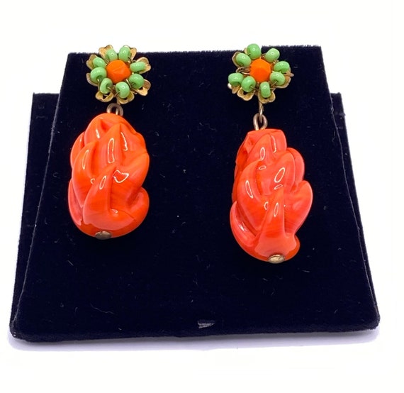 Miriam Haskell signed earrings - image 4