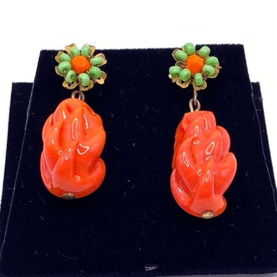 Miriam Haskell signed earrings - image 7