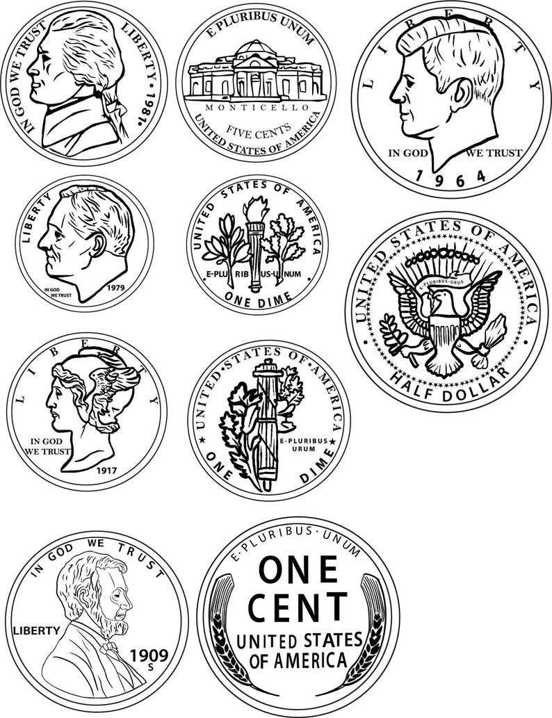 Coin Collecting Etsy