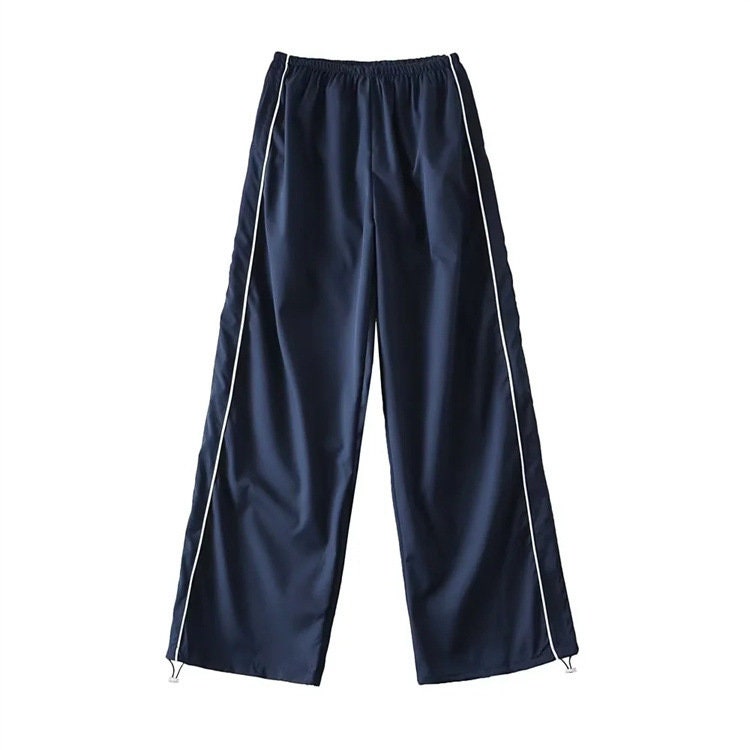 Baggy Side-Stripe Track Pants