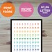 Numbers 1 to 100 Number Words Printable Wall Art | Etsy