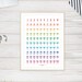 Numbers 1 to 100 Number Words Printable Wall Art Educational Poster ...