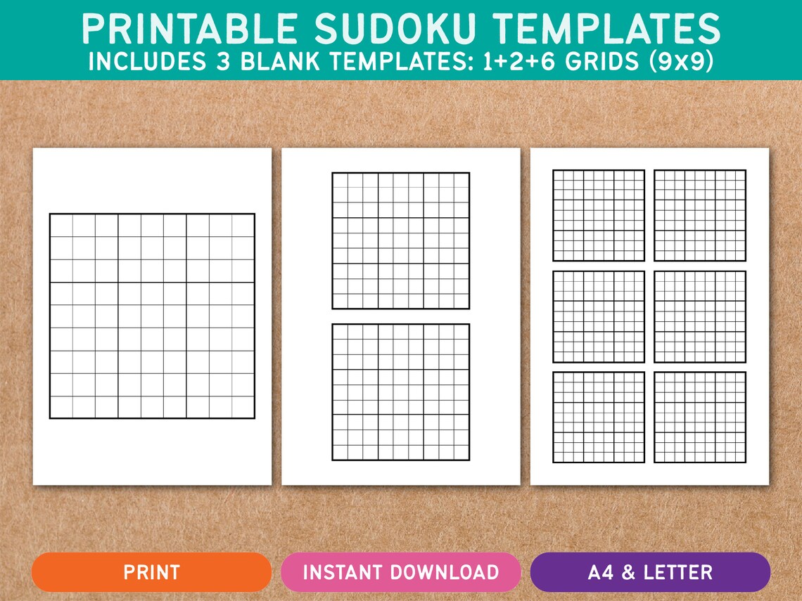 Sudoku Pattern Print Floor Mat