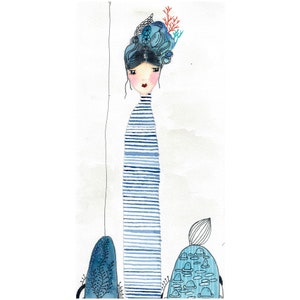 Woman and sea