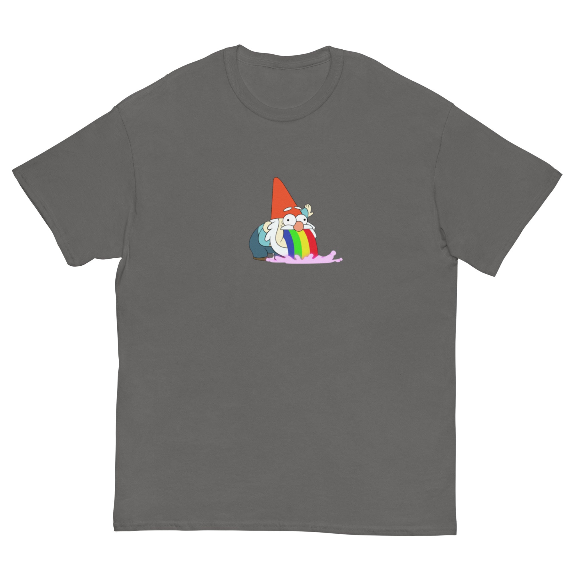 Rainbow Puking Gnome Gravity Inspired Big Dipper Falls Tee Rainbow Puking Gnome Gravity Inspired Big Dipper Falls Tee