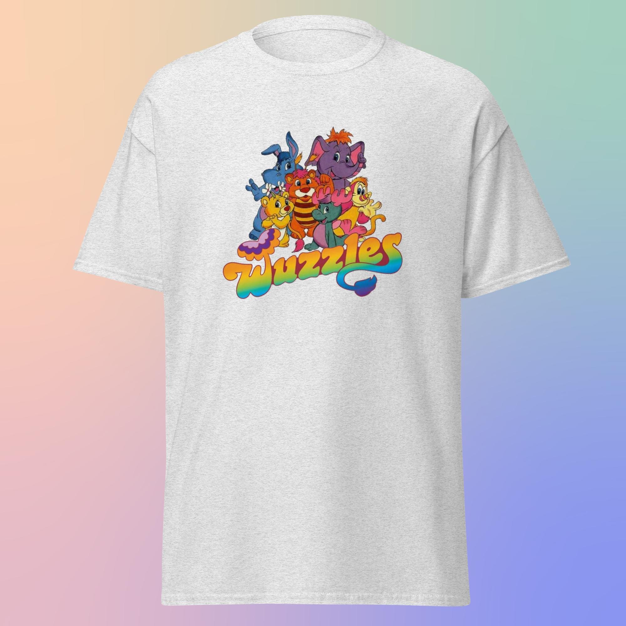トップス vintage Wuzzles T-shirt Wuzzles Vintage TShirt 80s Disney Afternoon Unisex Tee Men
