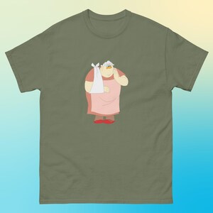 Count Duckula Inspired Nanny T-Shirt - Retro 80s Cartoon Tee