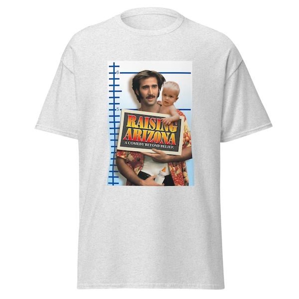 Men's Raising Arizona T Shirt - 80s comedy Nicolas Cage