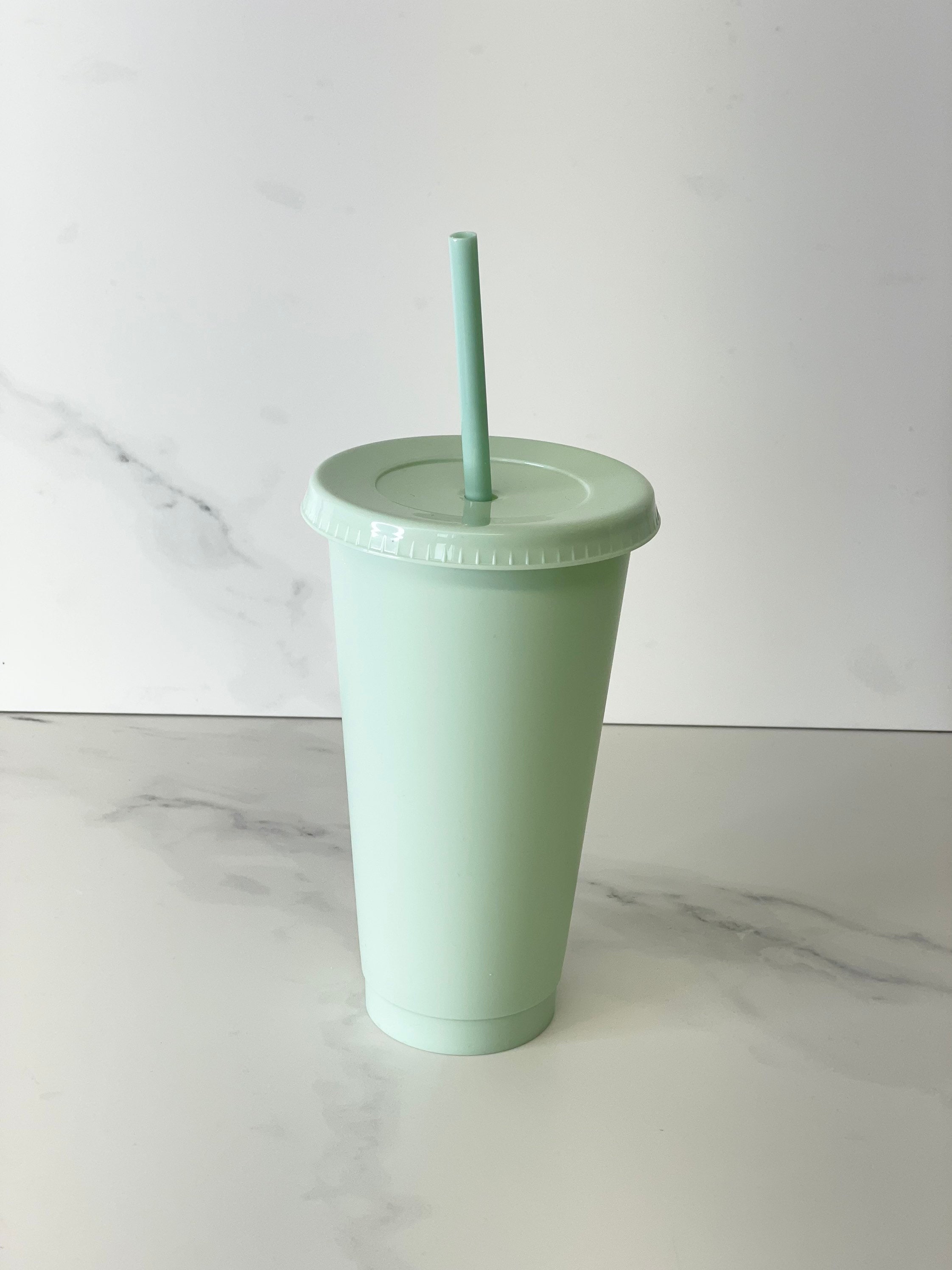 Starbucks Matte Green Jelly Studded Cold Cup With Straw