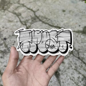 Original Graffiti Sticker “Trust” - Premium Waterproof Vinyl Sticker for Laptop, Skateboard, Phone & More