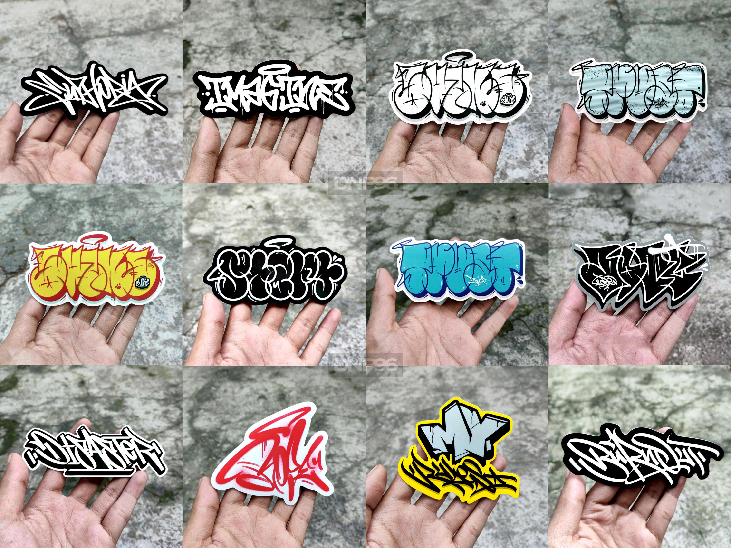 Graffiti custom stickers - Etsy 日本