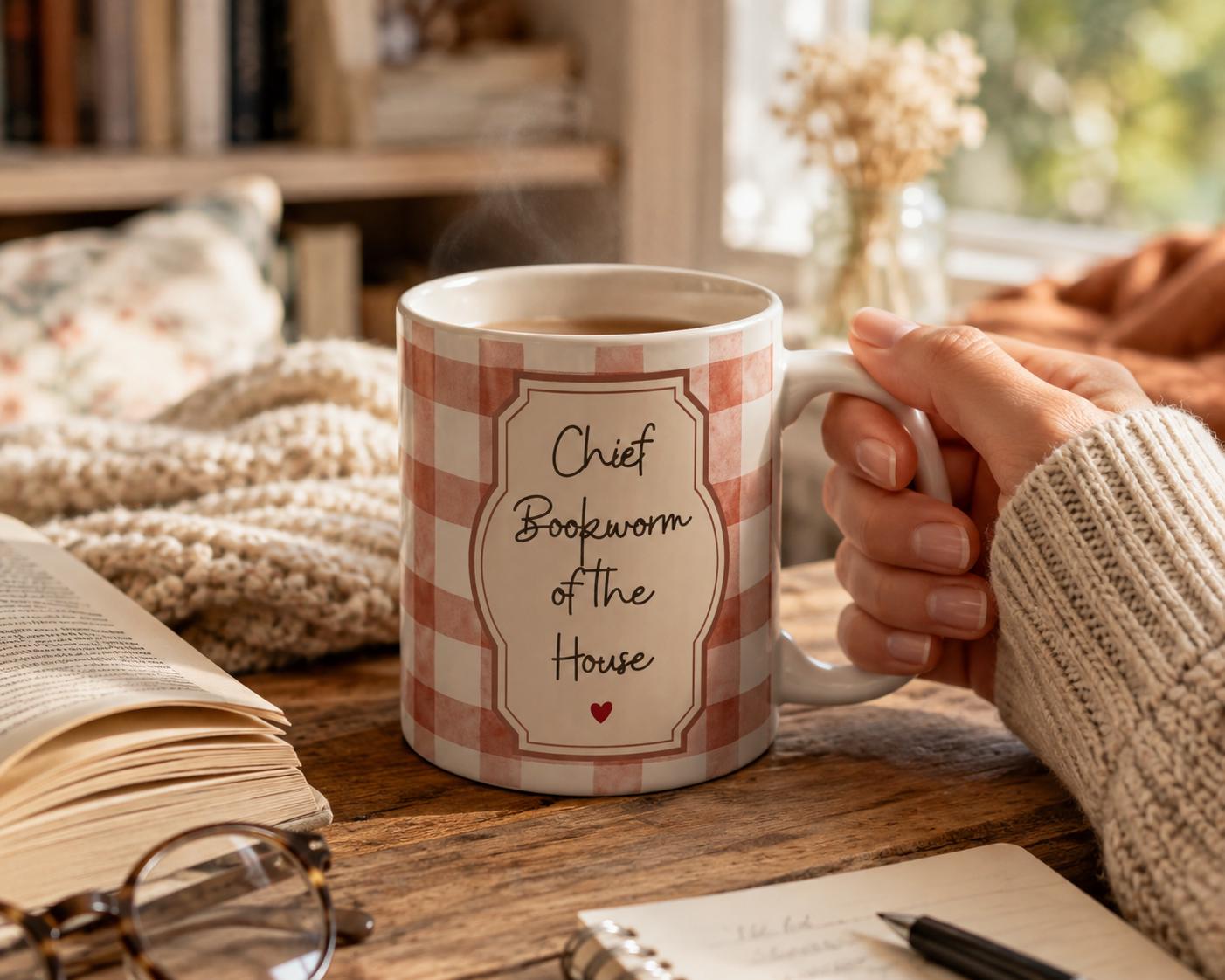 Bookworm mug
