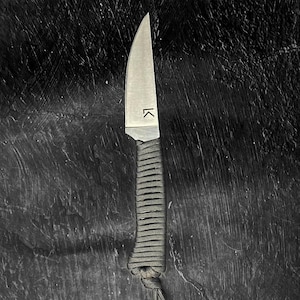 Outdoor Hiking Utility Paracord EDC Knife - Charcoal