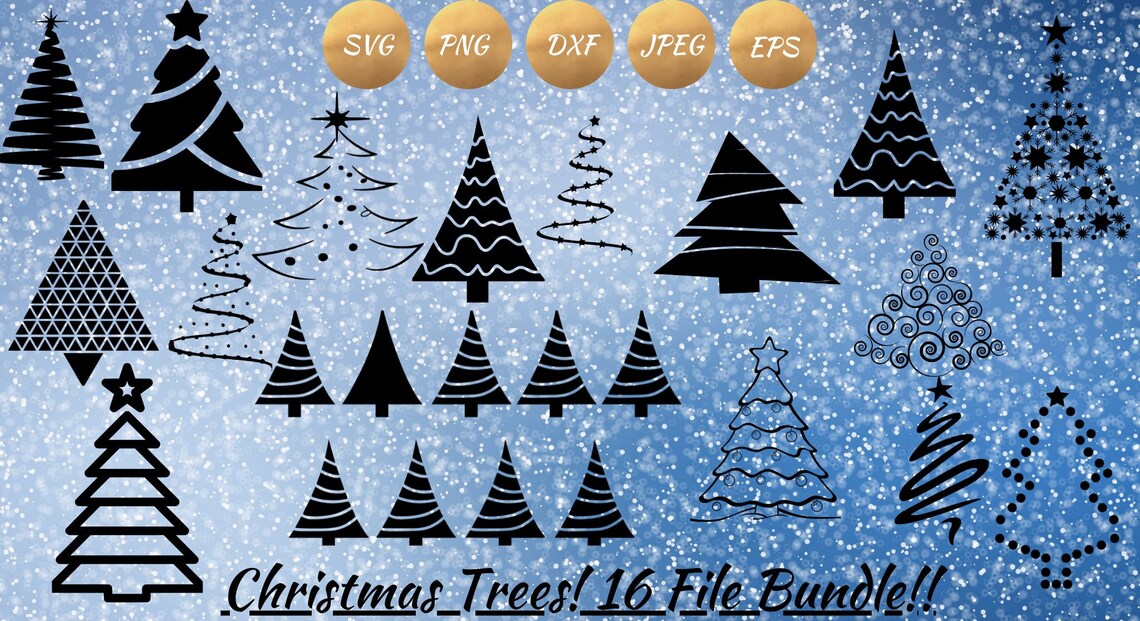 Kerstboom SVG Kerstboom PNG Kerstboom dxf Kerstboom eps Etsy Nederland