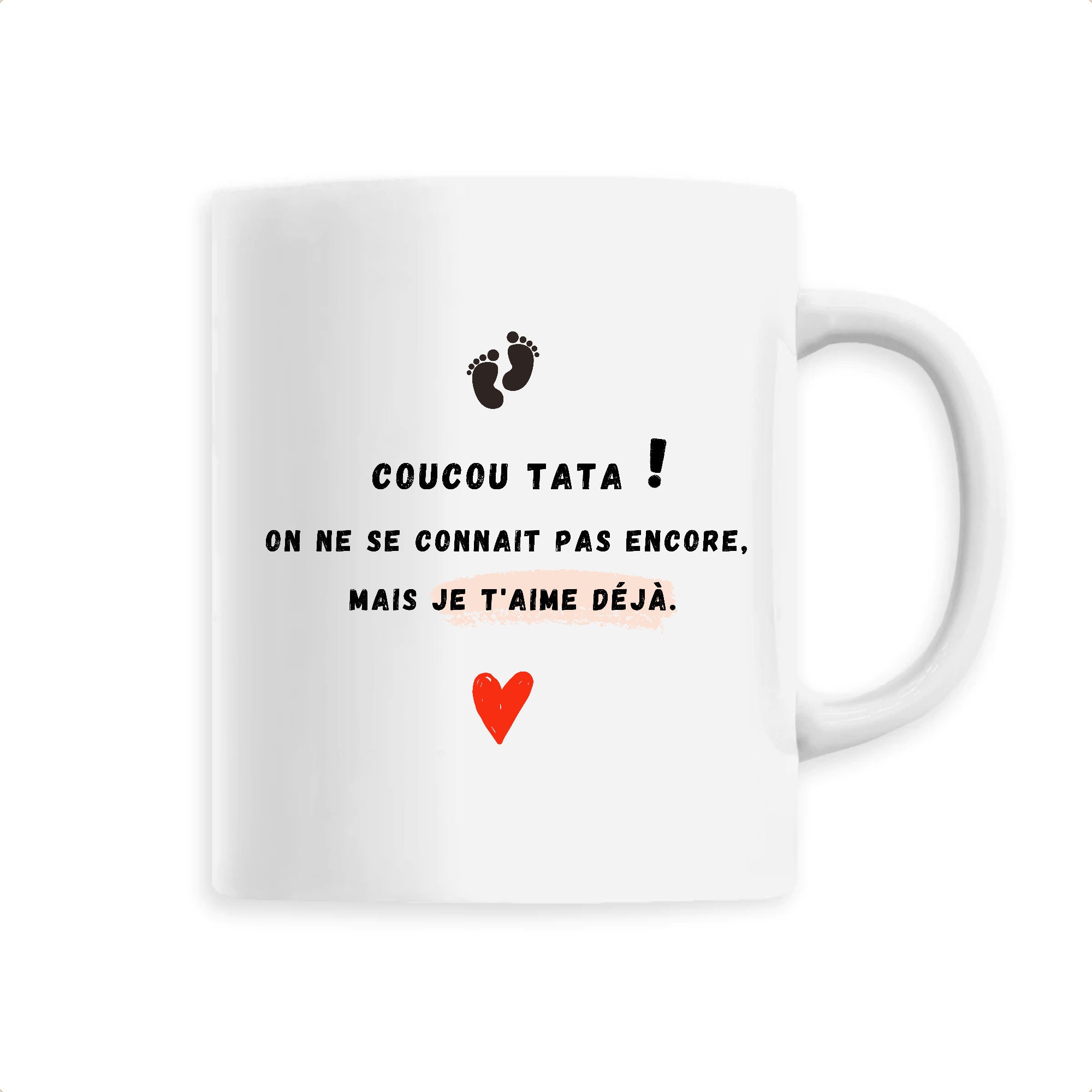 Mug Future Tata - Annonce Grossesse Tasse Tatie en Céramique