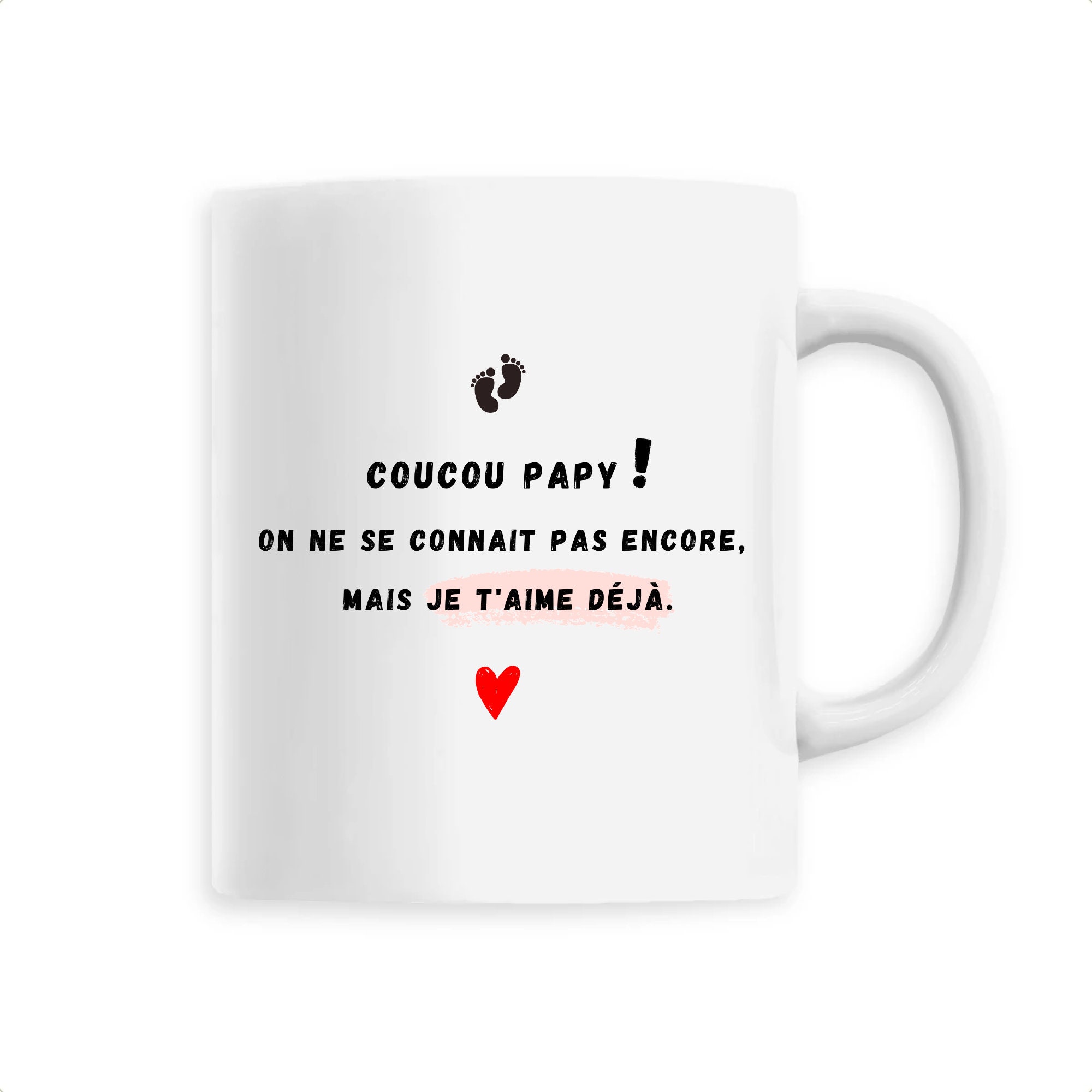 Tasse Annonce Grossesse - Futur Papy Mug Annonce Bébé Grand Père Papi 2022