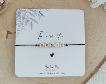 You're going to be a granny bracelet, granny bracelet, pregnancy announcement, granny gift, grandparents gift, granny baby announcement