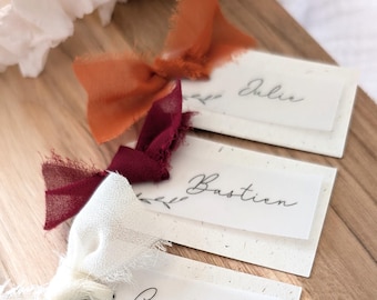 Place marker, table placement, wedding, event, colorful place marker, boho wedding / Free delivery