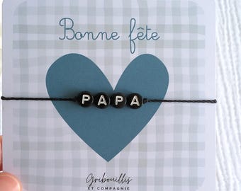 Happy Father's Day Bracelet - Father's Day Gift