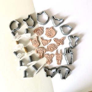Hunde Serie (Teil 2) | Polymer Clay Cutter / Stempel