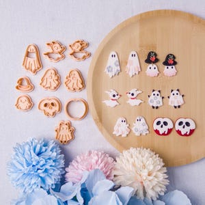 Spookvorm polymeerklei: Spooky Kitty Halloween-ontwerp