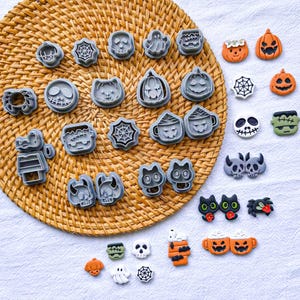 Spooky Pumpkin | Ghost | Polymer Clay Cutters | Halloween Clay Cutter | Fall Clay Cutter
