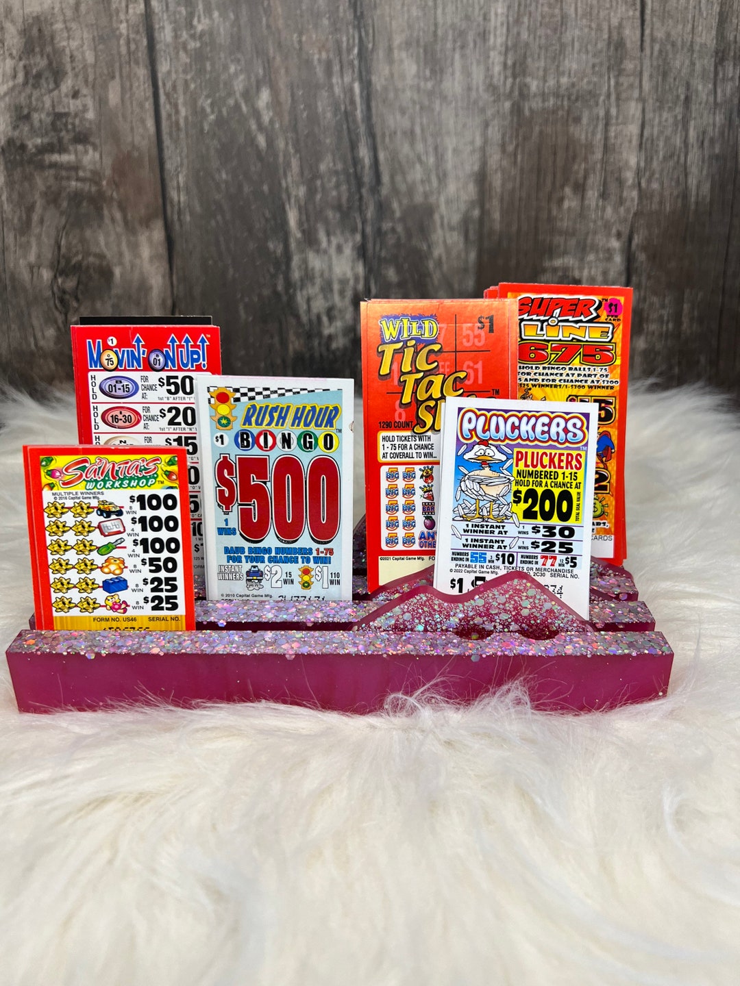 Resin Bingo Pull Tab Holder Etsy