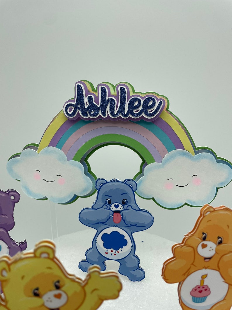 Care Bears Cake Topper Etsy