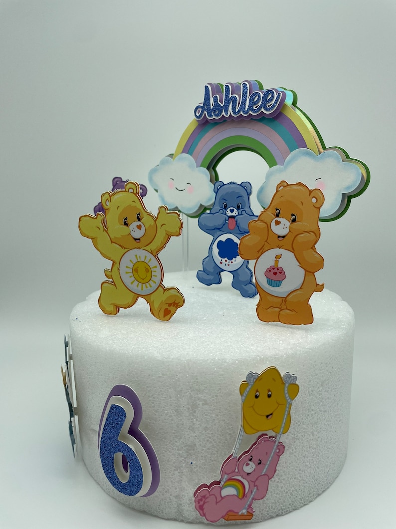 Care Bears Cake Topper Etsy