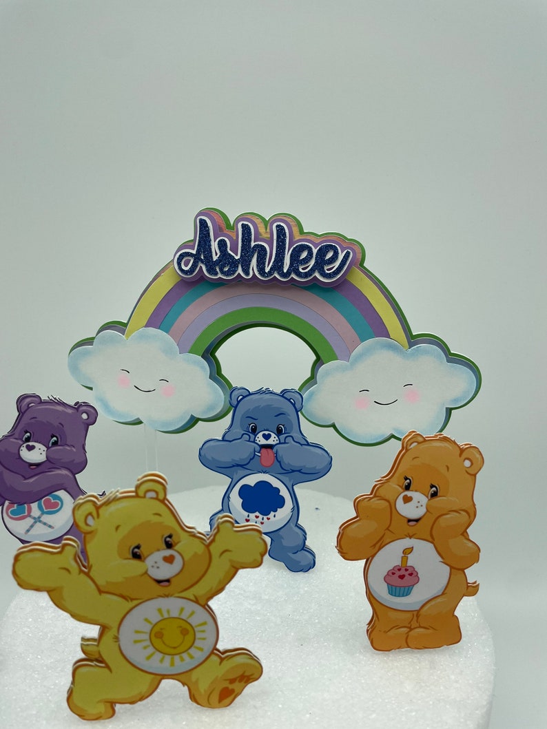 Care Bears Cake Topper Etsy