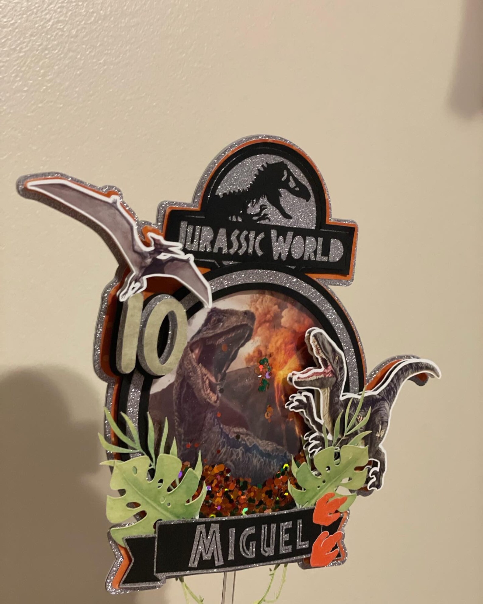 Jurassic World Dominion Jurassic Cake Topper Jurassic Party Etsy