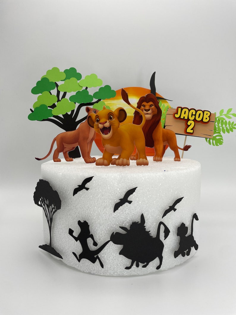 The Lion King Cake Topper Lion King Party Lion King Etsy