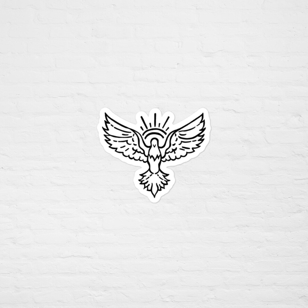 Holy Spirit Dove Sticker, Christian Art, Christian Vinyl Sticker, Holy ...