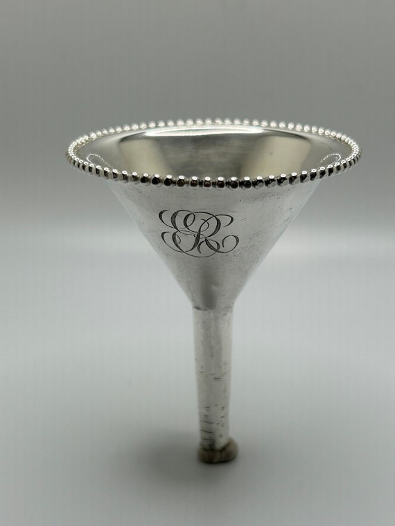 Antique Sterling Perfume Funnel - image 2
