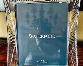 Waterford Crystal Picture Frame, Waterford Crystal Bamboo Pattern