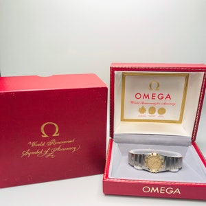 Women’s Omega Constellation In 18KYG & Stainless Steel, Quartz Movement, Circa 1980’s