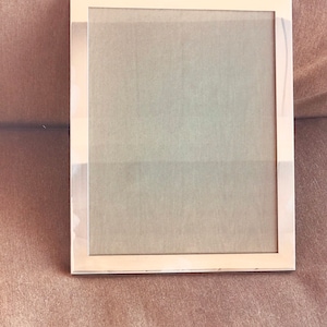Sterling Silver ‘WebSterling’ 8”W X 10”L Flat Picture Frame