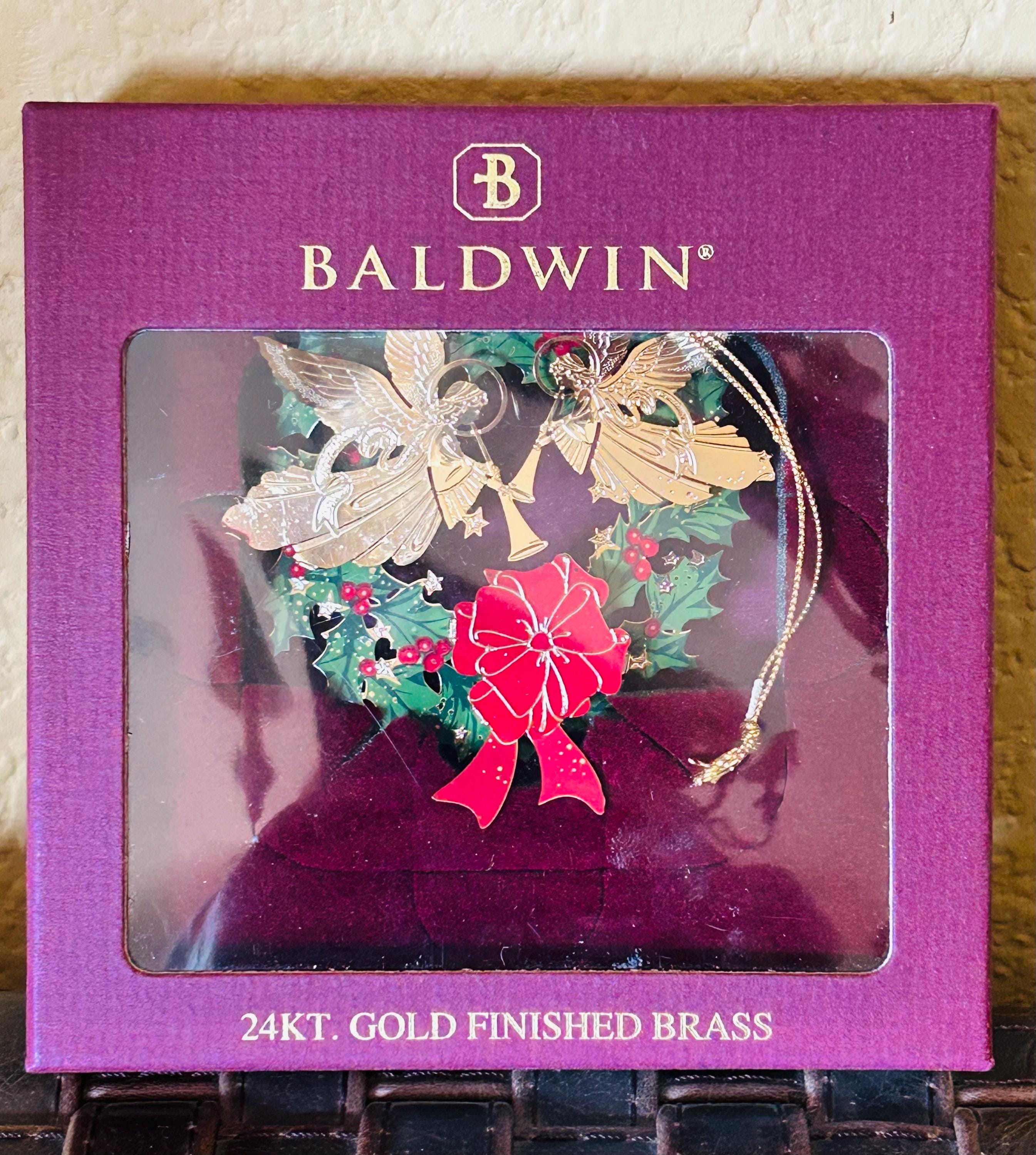Baldwin 24 Karat Gold Finished Brass 