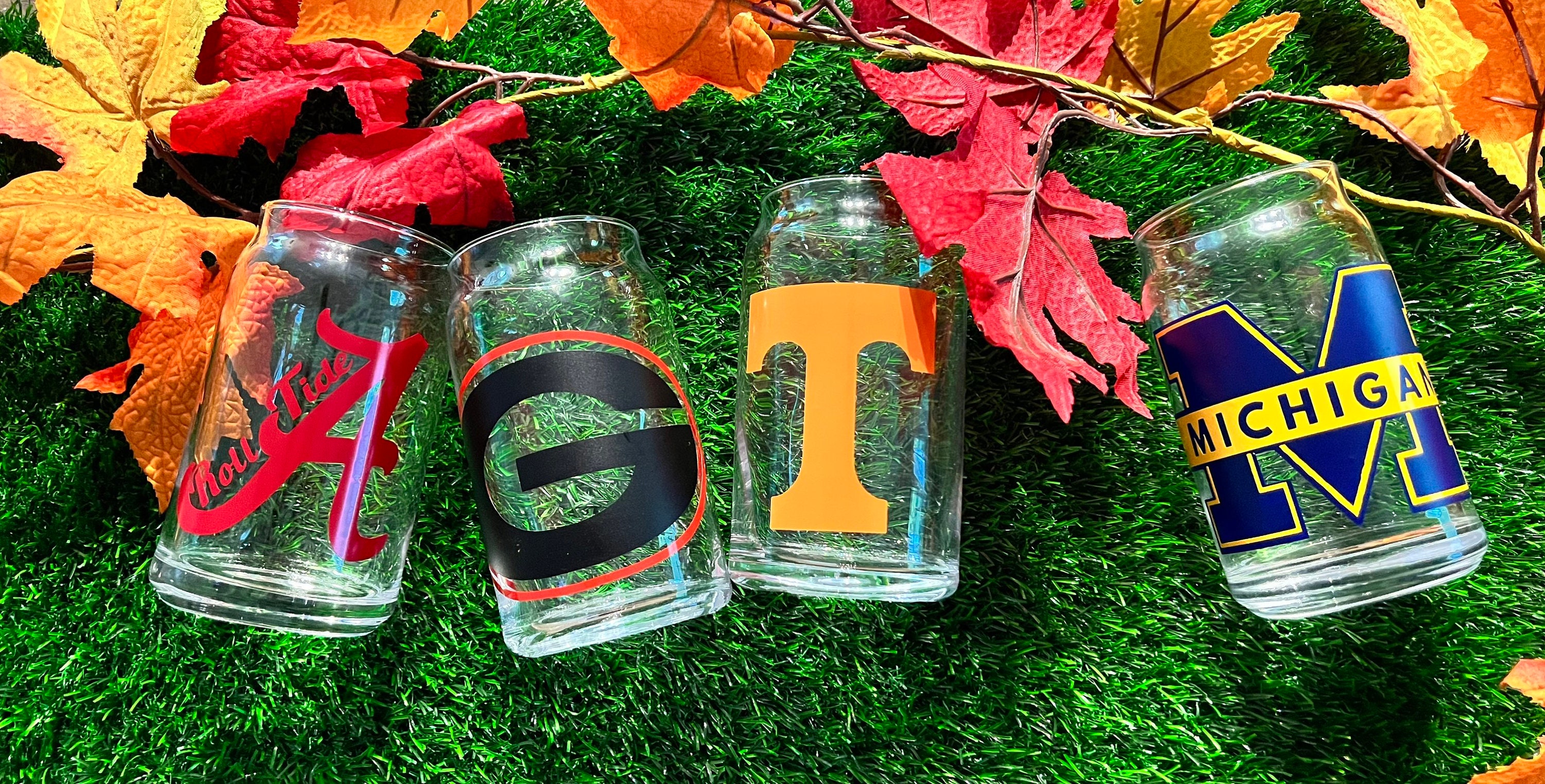 College Logo Glass 