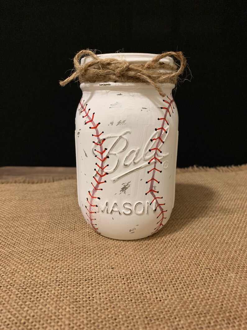Sports Mason Jars Set of Etsy