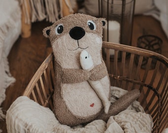 Cuddly toy otter personalized I cuddly animal personalized I baby gift birth, personalized cuddly toy, gift birth, otter