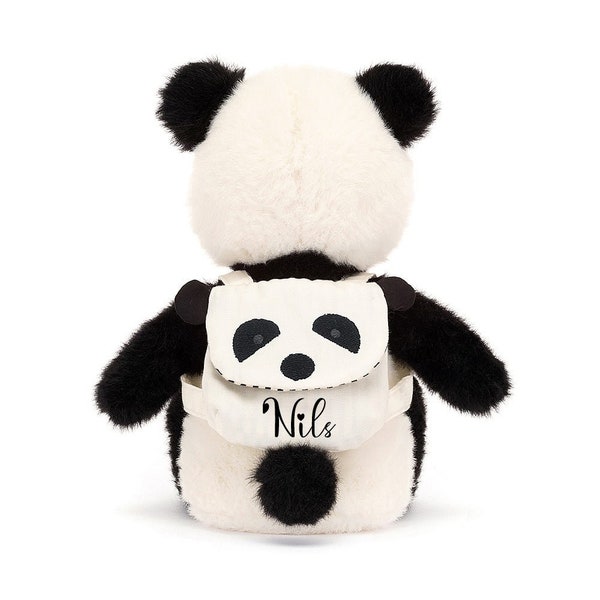 Cuddly toy panda personalized, Easter, gift for birth, birthday, cuddly toy panda, back to school, gift back to school, panda